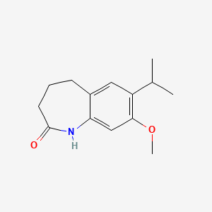 8-methoxy-7-(propan-2-yl)-2,3,4,5-tetrahydro-1H-1-benzazepin-2-one