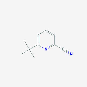 molecular formula C10H12N2 B2936473 6-(tert-Butyl)picolinonitrile CAS No. 284483-12-1