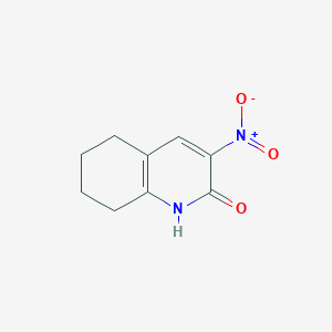 molecular formula C9H10N2O3 B2936481 5,6,7,8-tetrahydro-3-nitro-2(1H)-quinolinone CAS No. 313534-94-0