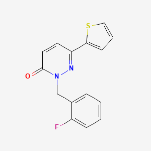 2-(2-fluorobenzyl)-6-(thiophen-2-yl)pyridazin-3(2H)-one