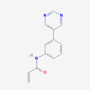 N-(3-Pyrimidin-5-ylphenyl)prop-2-enamide