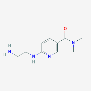 6-[(2-Aminoethyl)amino]-N,N-dimethylpyridine-3-carboxamide