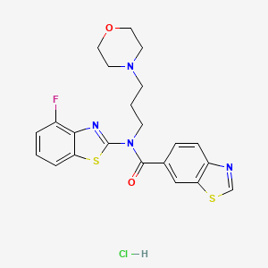 N-(4-fluorobenzo[d]thiazol-2-yl)-N-(3-morpholinopropyl)benzo[d]thiazole-6-carboxamide hydrochloride