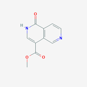 Methyl 1-oxo-2H-2,6-naphthyridine-4-carboxylate