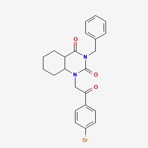 3-Benzyl-1-[2-(4-bromophenyl)-2-oxoethyl]-1,2,3,4-tetrahydroquinazoline-2,4-dione