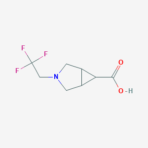 3-(2,2,2-Trifluoroethyl)-3-azabicyclo[3.1.0]hexane-6-carboxylic acid