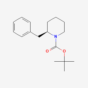 molecular formula C17H25NO2 B2936582 t-Butyl (R)-2-benzylpiperidine-1-carboxylate CAS No. 1242146-46-8