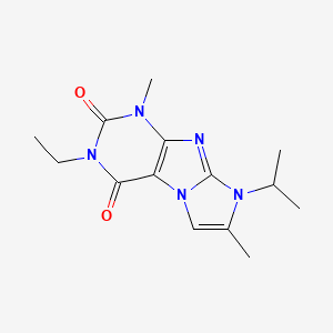 2-Ethyl-4,7-dimethyl-6-propan-2-ylpurino[7,8-a]imidazole-1,3-dione