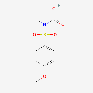 (4-Methoxyphenyl)sulfonyl-methylcarbamic acid