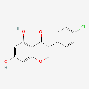 3-(4-Chlorophenyl)-5,7-dihydroxychromen-4-one