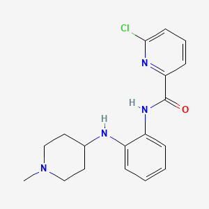 6-Chloro-N-[2-[(1-methylpiperidin-4-yl)amino]phenyl]pyridine-2-carboxamide