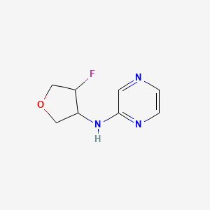 N-(4-fluorooxolan-3-yl)pyrazin-2-amine