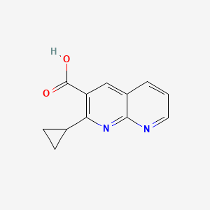 2-Cyclopropyl-1,8-naphthyridine-3-carboxylic acid