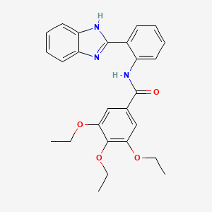 N-(2-(1H-benzo[d]imidazol-2-yl)phenyl)-3,4,5-triethoxybenzamide