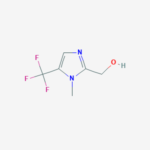 molecular formula C6H7F3N2O B2936710 [1-Methyl-5-(trifluoromethyl)-1H-imidazol-2-yl]methanol CAS No. 2138245-32-4