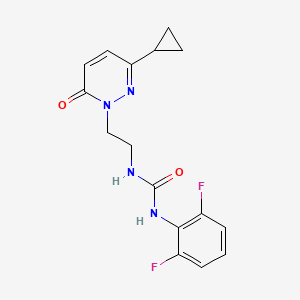 1-(2-(3-cyclopropyl-6-oxopyridazin-1(6H)-yl)ethyl)-3-(2,6-difluorophenyl)urea