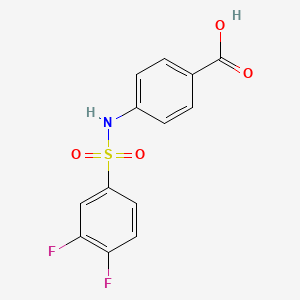 4-(3,4-Difluorobenzenesulfonamido)benzoic acid