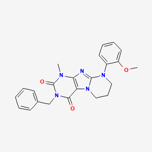 3-benzyl-9-(2-methoxyphenyl)-1-methyl-7,8-dihydro-6H-purino[7,8-a]pyrimidine-2,4-dione