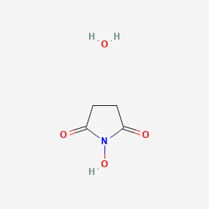molecular formula C4H7NO4 B2936779 N-Hydroxysuccinimide hydrate CAS No. 176526-20-8