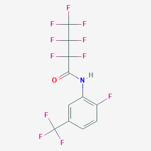 2,2,3,3,4,4,4-heptafluoro-N-[2-fluoro-5-(trifluoromethyl)phenyl]butanamide