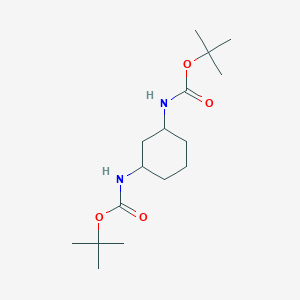 molecular formula C16H30N2O4 B2936816 二叔丁基环己烷-1,3-二甲基氨基甲酸酯 CAS No. 1823244-92-3