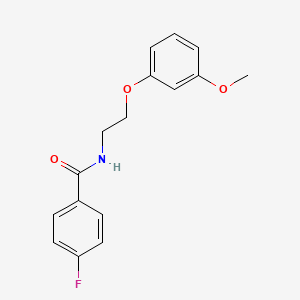 4-fluoro-N-(2-(3-methoxyphenoxy)ethyl)benzamide
