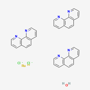 molecular formula C36H26Cl2N6ORu B2936857 dichlorotris(1,10-phenanthroline)-ruthenium(II) hydrate CAS No. 304695-79-2
