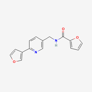 N-((6-(furan-3-yl)pyridin-3-yl)methyl)furan-2-carboxamide