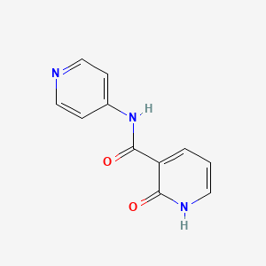 molecular formula C11H9N3O2 B2936889 2-oxo-N-(pyridin-4-yl)-1,2-dihydropyridine-3-carboxamide CAS No. 321430-95-9