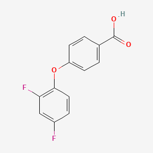 molecular formula C13H8F2O3 B2936929 4-(2,4-Difluorophenoxy)benzoic acid CAS No. 748183-47-3