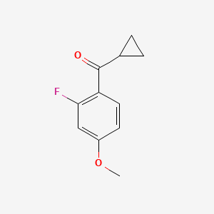 Cyclopropyl(2-fluoro-4-methoxyphenyl)methanone