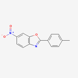 molecular formula C14H10N2O3 B2936994 6-Nitro-2-(p-tolyl)benzo[d]oxazole CAS No. 58758-40-0