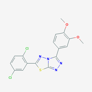 6-(2,5-Dichlorophenyl)-3-(3,4-dimethoxyphenyl)[1,2,4]triazolo[3,4-b][1,3,4]thiadiazole