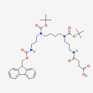 molecular formula C39H56N4O9 B2937017 Spermine(FBBSuc) CAS No. 1263046-90-7
