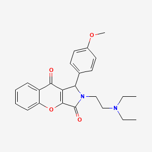 2-(2-(Diethylamino)ethyl)-1-(4-methoxyphenyl)-1,2-dihydrochromeno[2,3-c]pyrrole-3,9-dione