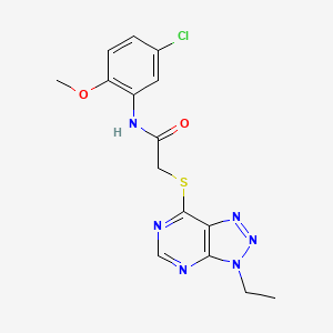 N-(5-chloro-2-methoxyphenyl)-2-((3-ethyl-3H-[1,2,3]triazolo[4,5-d]pyrimidin-7-yl)thio)acetamide