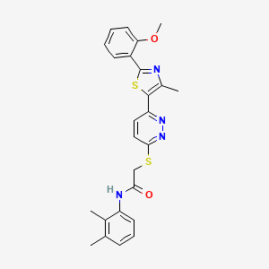 N-(2,3-dimethylphenyl)-2-((6-(2-(2-methoxyphenyl)-4-methylthiazol-5-yl)pyridazin-3-yl)thio)acetamide