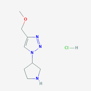 4-(methoxymethyl)-1-(pyrrolidin-3-yl)-1H-1,2,3-triazole hydrochloride