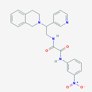 N1-(2-(3,4-dihydroisoquinolin-2(1H)-yl)-2-(pyridin-3-yl)ethyl)-N2-(3-nitrophenyl)oxalamide