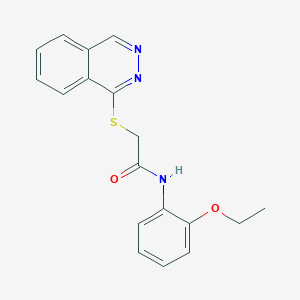 N-(2-ethoxyphenyl)-2-phthalazin-1-ylsulfanylacetamide