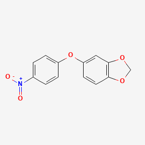 molecular formula C13H9NO5 B2937131 5-(4-Nitrophenoxy)-1,3-benzodioxole CAS No. 294856-47-6