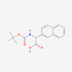 molecular formula C17H19NO4 B2937144 2-(Boc-氨基)-2-(2-萘基)乙酸 CAS No. 33741-79-6