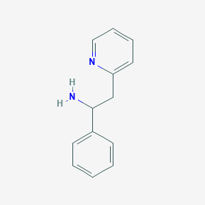 molecular formula C13H14N2 B2937148 1-苯基-2-(吡啶-2-基)乙胺 CAS No. 61890-25-3