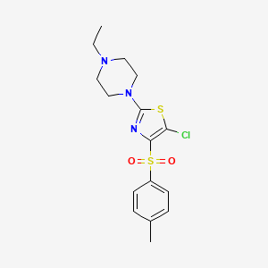 5-Chloro-2-(4-ethylpiperazin-1-yl)-4-tosylthiazole