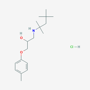 1-(p-Tolyloxy)-3-((2,4,4-trimethylpentan-2-yl)amino)propan-2-ol hydrochloride