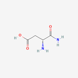 molecular formula C4H8N2O3 B2937197 (R)-3,4-Diamino-4-oxobutanoic acid CAS No. 200260-37-3; 28057-52-5