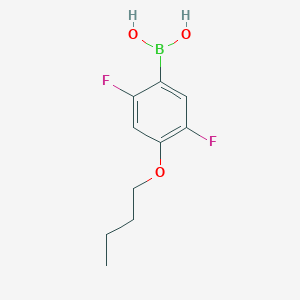 molecular formula C10H13BF2O3 B2937205 4-Butoxy-2,5-difluorophenylboronic acid CAS No. 2096339-97-6