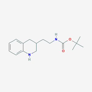 tert-butyl N-[2-(1,2,3,4-tetrahydroquinolin-3-yl)ethyl]carbamate