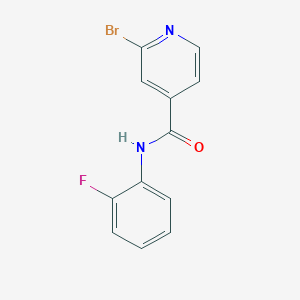 B2937236 2-bromo-N-(2-fluorophenyl)pyridine-4-carboxamide CAS No. 1394776-39-6