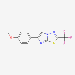 6-(4-Methoxyphenyl)-2-(trifluoromethyl)imidazo[2,1-b][1,3,4]thiadiazole